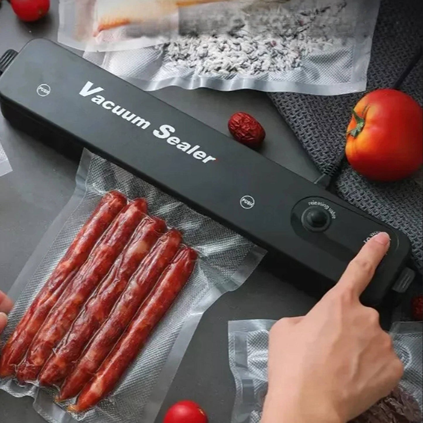 Máquina selladora al vacío para alimentos