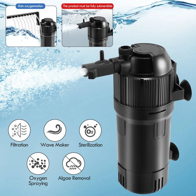 Aquarium onderwater waterpomp
