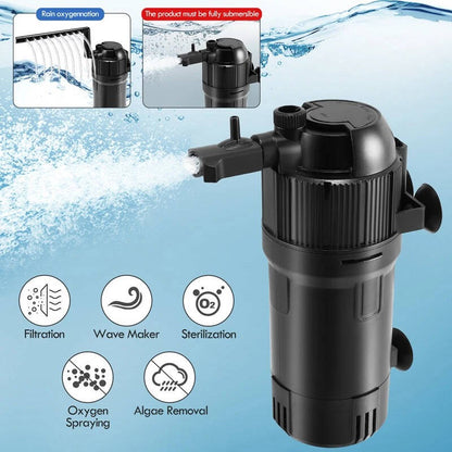 Aquarium onderwater waterpomp