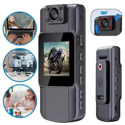 180° police professional body camera with night vision