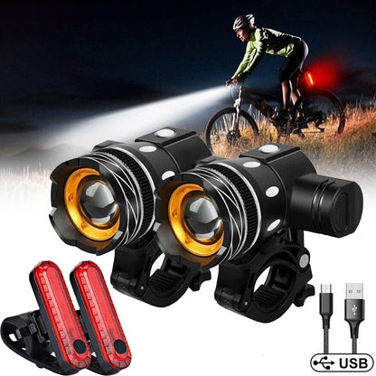 Brightest LED Bike Headlight – Powerful Front Bicycle Light for Night Cycling Safety