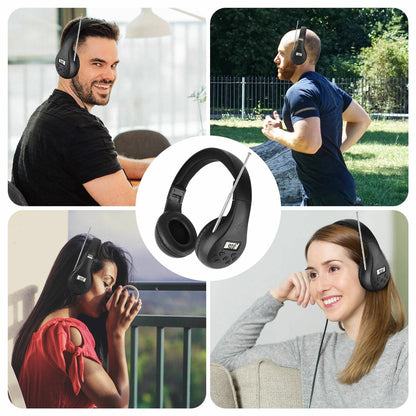 Headphones With FM Radio And Bluetooth