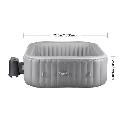 Spa inflable portátil para 6 personas