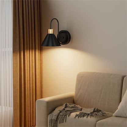 2-Delige Batterijgevoede Wandlampen met Afstandsbediening Dimbaar Draadloze LED Wandlamp