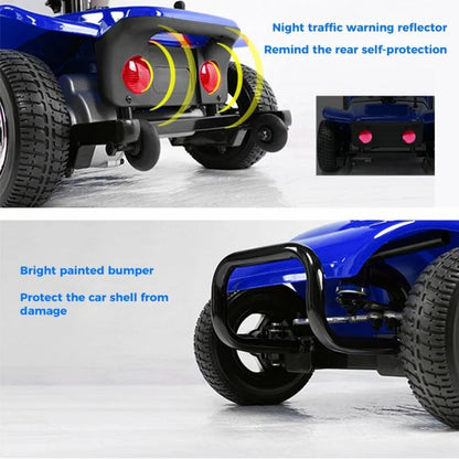 4 wheels mobility scooter power wheelchair folding electric scooters home travel