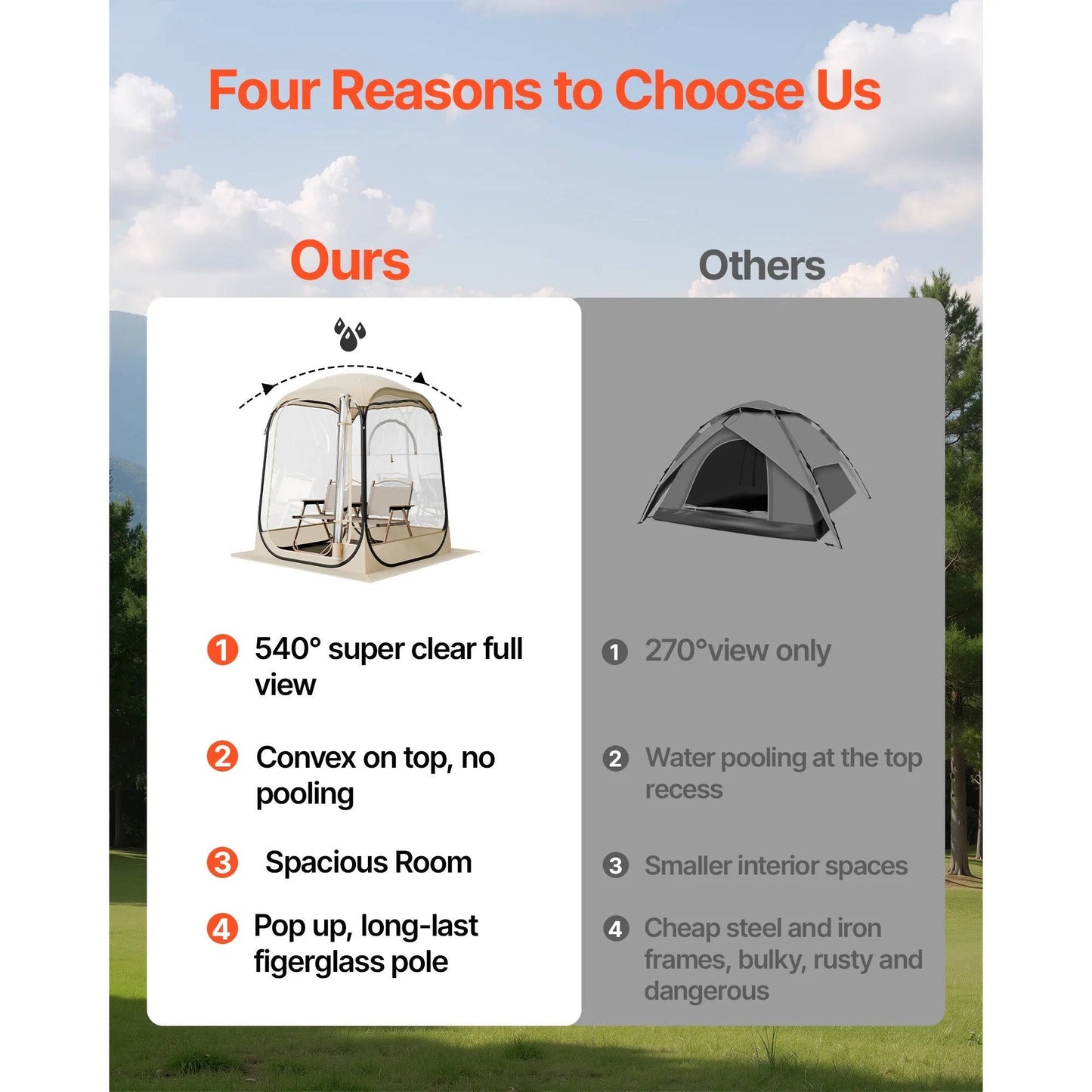 Outdoor Bubble Tent