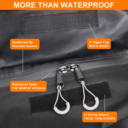 Car Roof Bag Rooftop Cargo Carrier Waterproof With Non Slip Mat