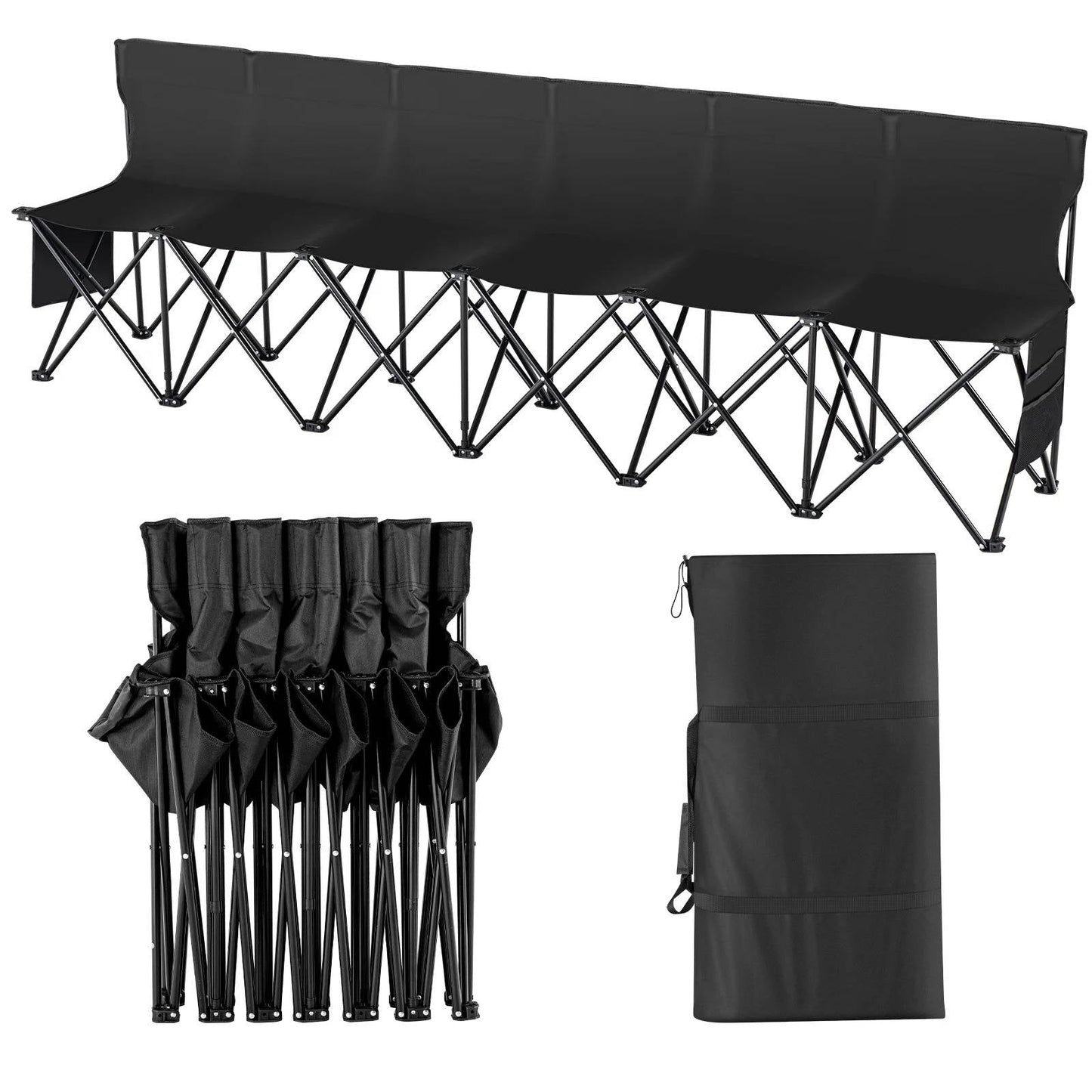 6 Person Folding Team Bench