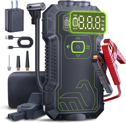 Car Jump Starter 10000mAh with Air Compressor