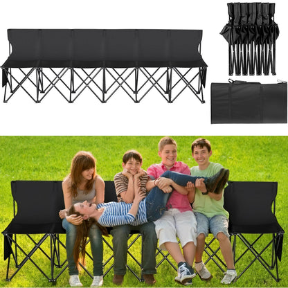 6 Person Folding Team Bench