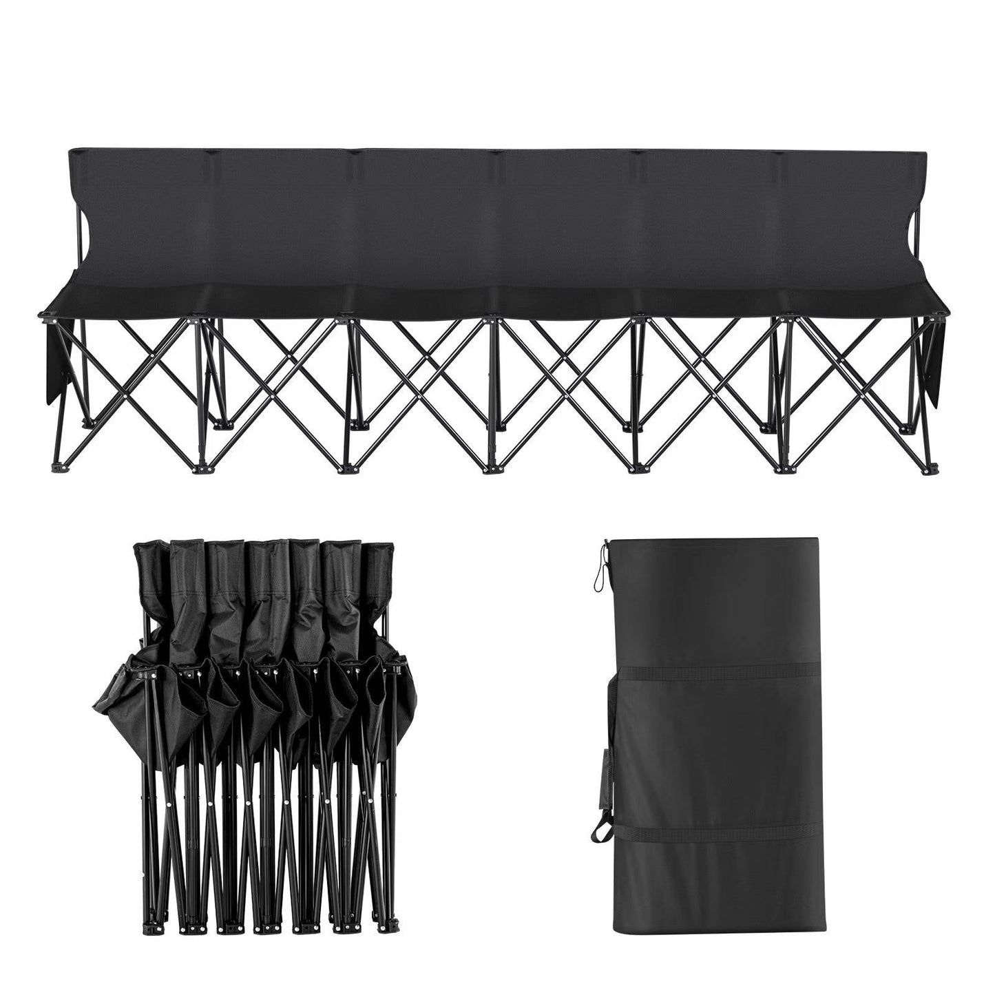 6 Person Folding Team Bench
