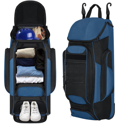 Baseball Catcher Bag with Wheels