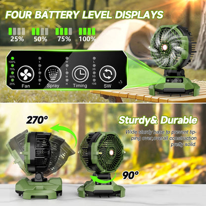 Misting Fan For Patio Camping