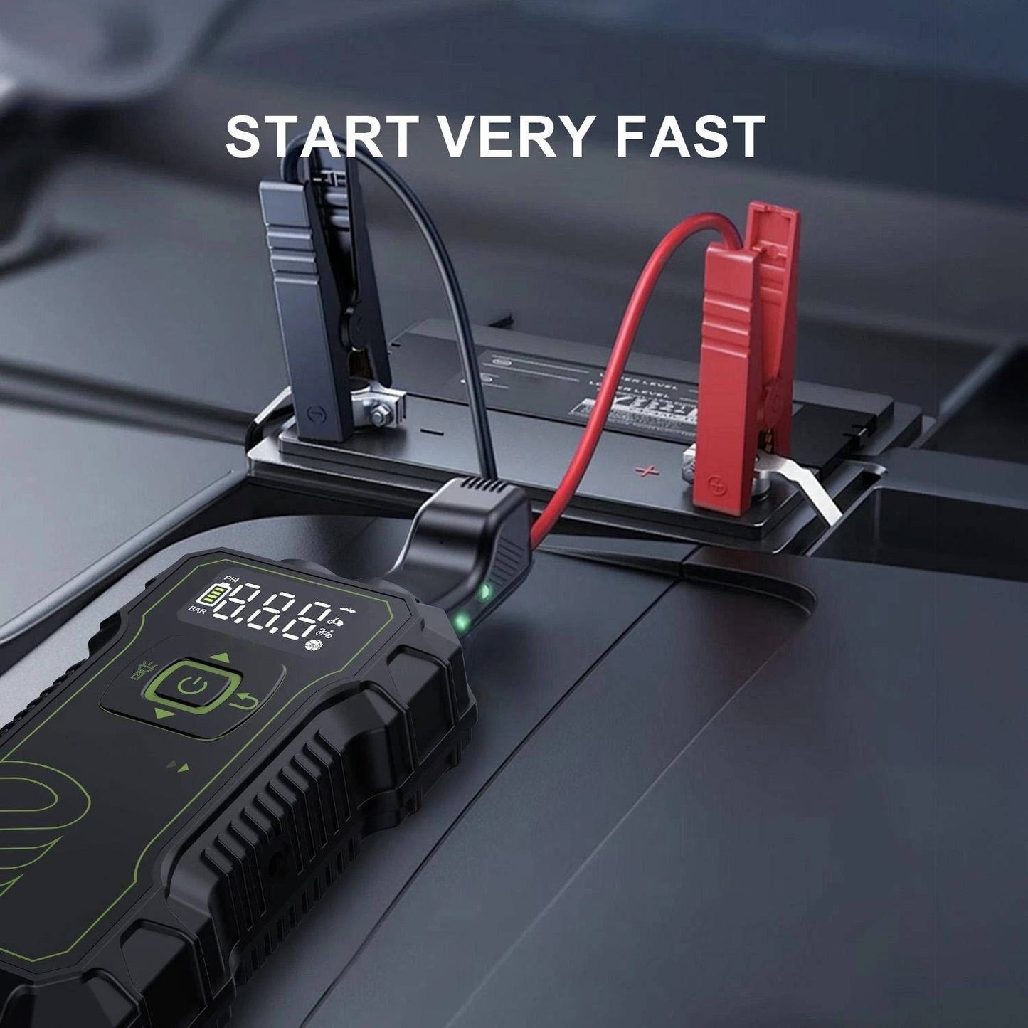 Car Jump Starter 10000mAh with Air Compressor