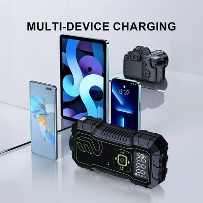 Car Jump Starter 10000mAh with Air Compressor