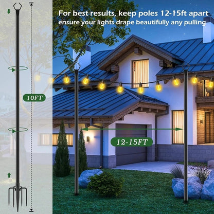 String Light Poles