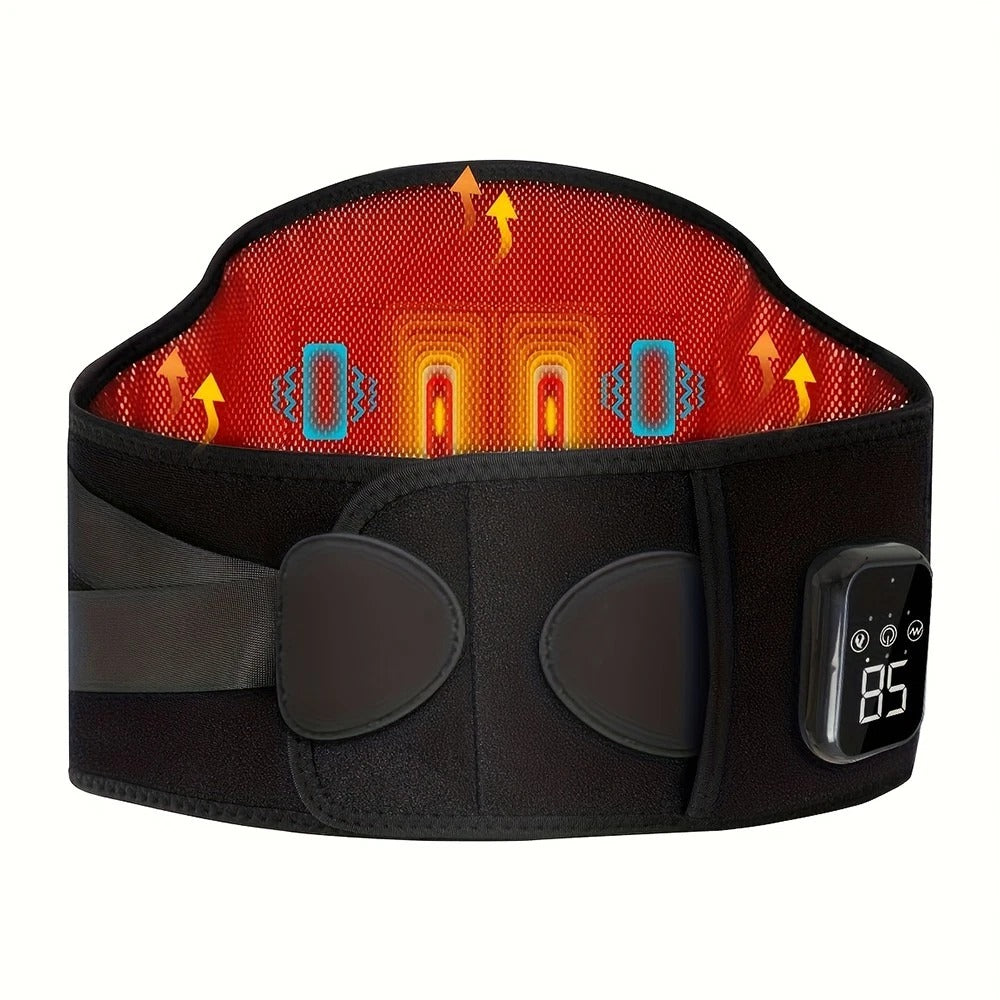 Heated Lower Back Brace For Back Pain Relief Back