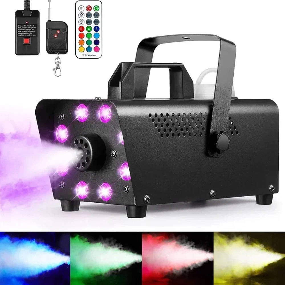 Smoke Machine W/ 13 Colorful LED Lights Effect