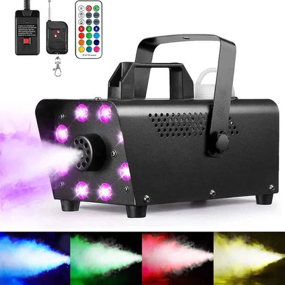 Smoke Machine W/ 13 Colorful LED Lights Effect