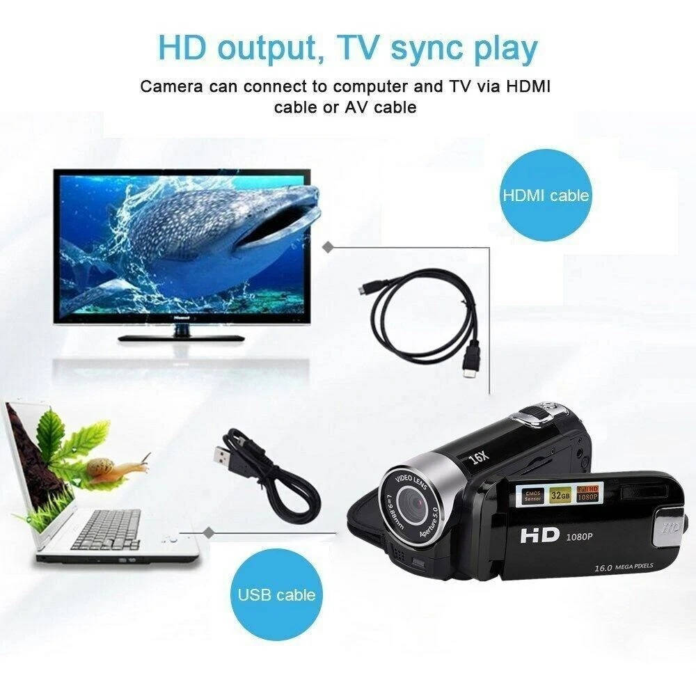 1080P HD Camcorder Digital Video Camera