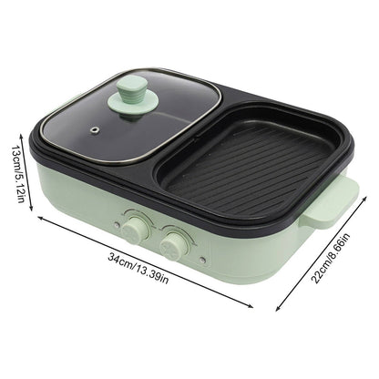 Elektrisk varm gryte med grill