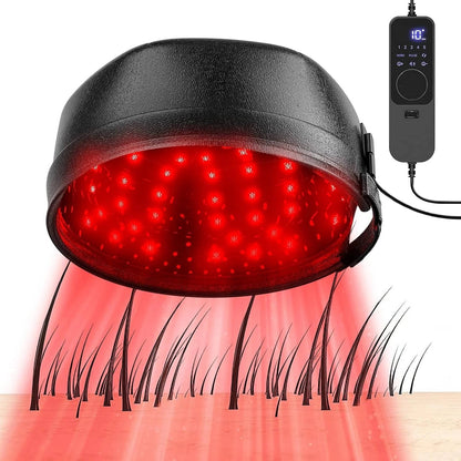 Laserowa czapka do wzrostu włosów - terapia światłem czerwonym 660Nm i 850Nm - zatwierdzona przez FDA