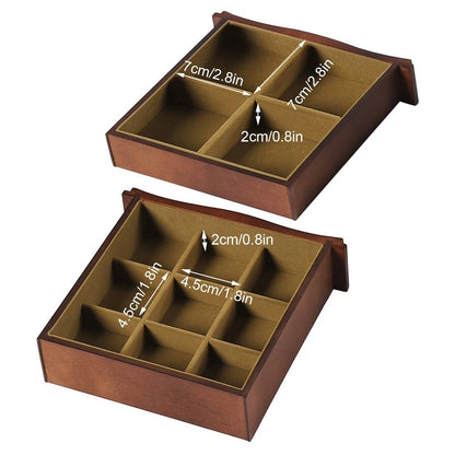 Jewelry Box Organizer with Mirror 5 Layer Large 4 Drawers