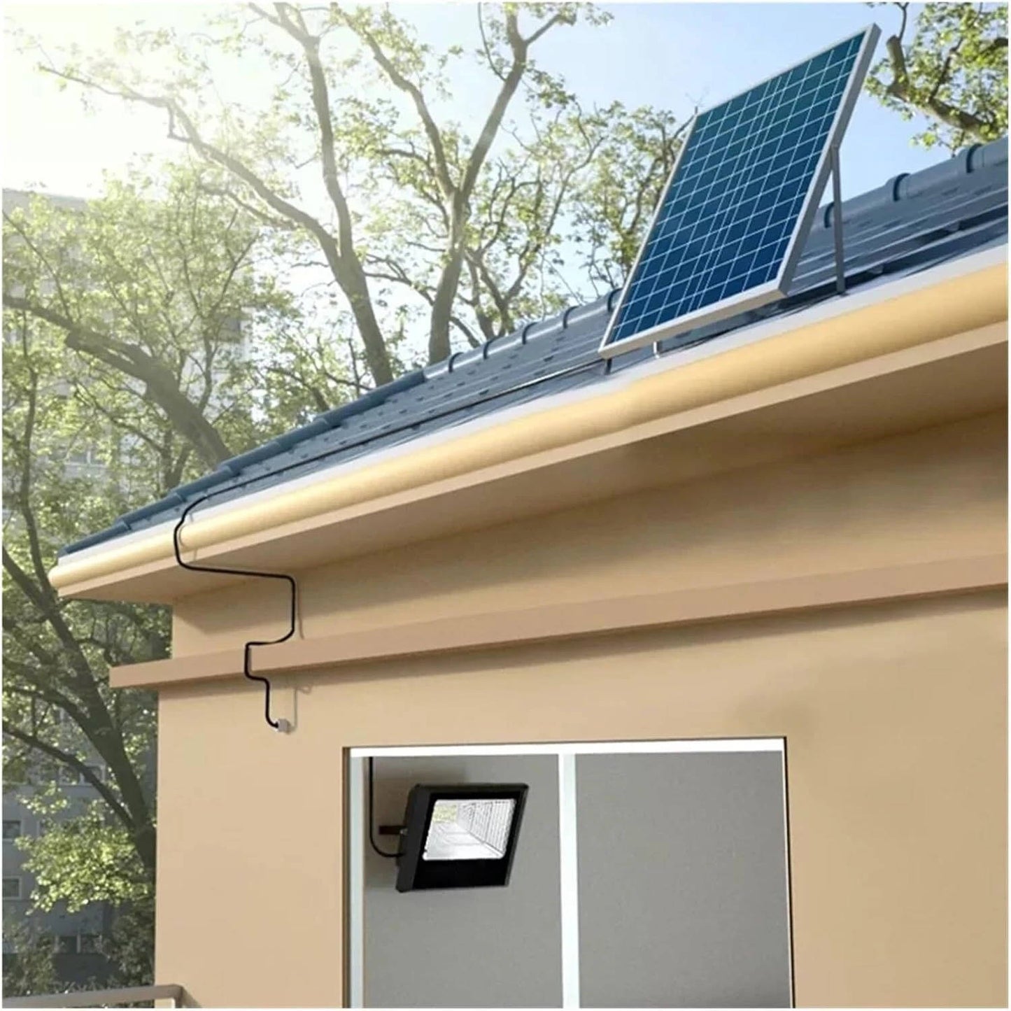 600W LED Solar Flood Lights Outdoor Street Light