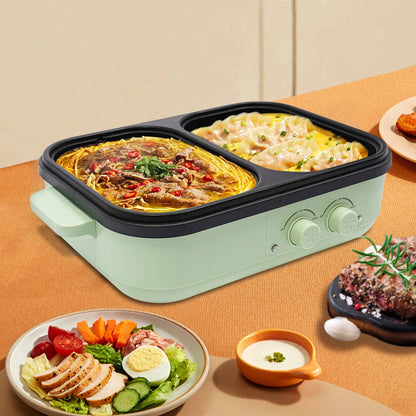 Elektrisk varm gryte med grill