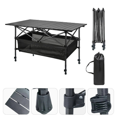Campingtafel Opvouwbaar met Opbergruimte