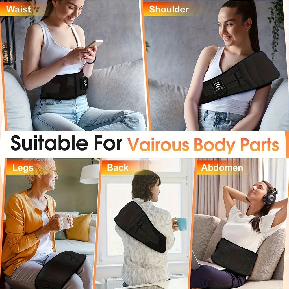 Heated Lower Back Brace For Back Pain Relief Back