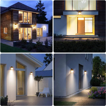 LED Solar Wall Lights Outdoor Garden Lamp