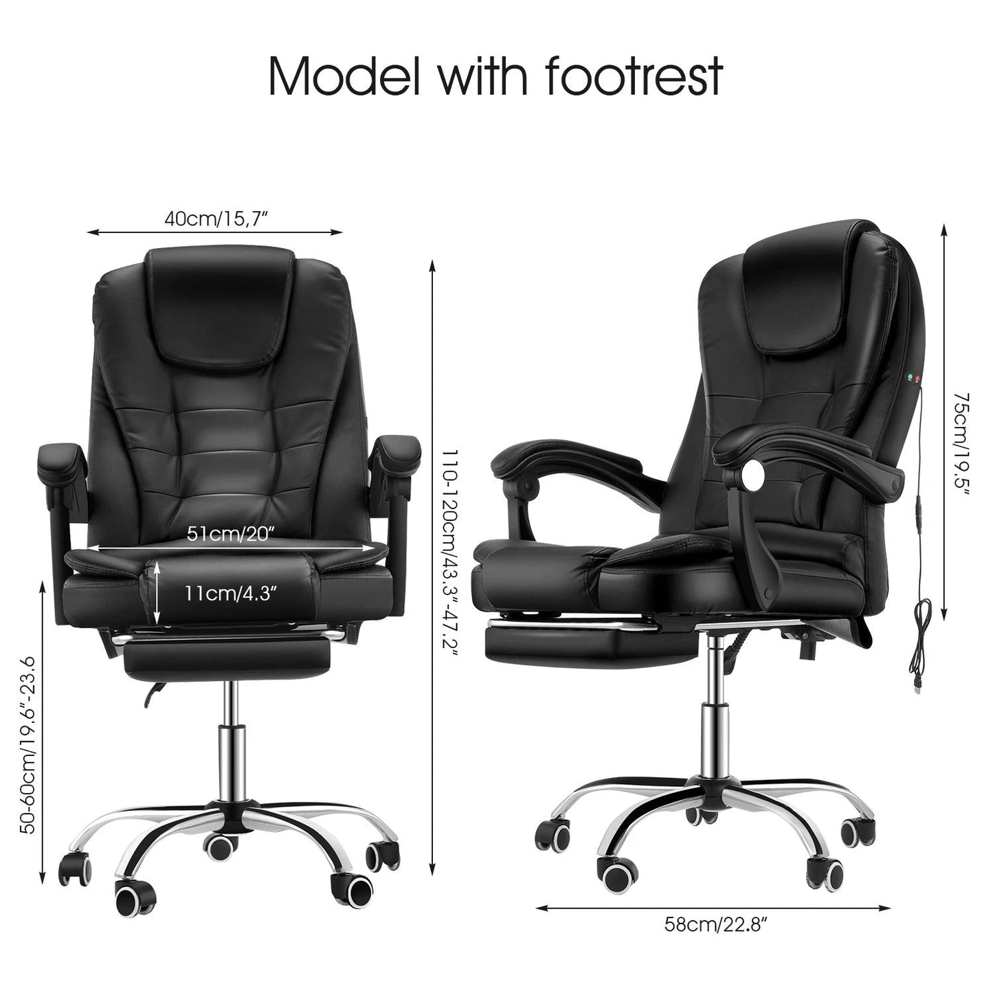 Office Chair with Massage
