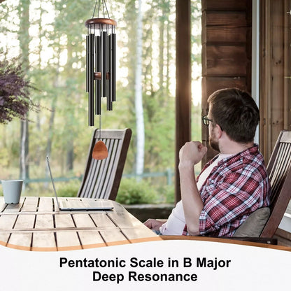 Large Wind Chimes with Deep Tones – Resonant Sound for Patios & Porches