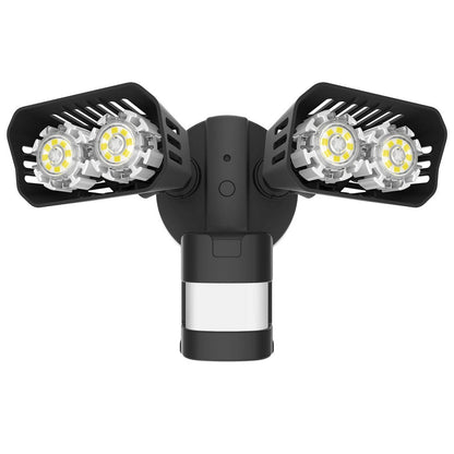 LED säkerhetslampa med rörelsesensor