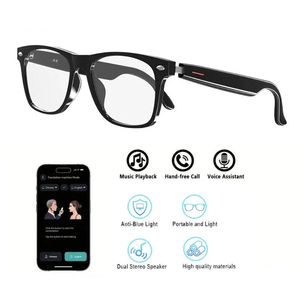 Smart AI Glasses with Language Translator