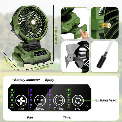 Misting Fan For Patio Camping