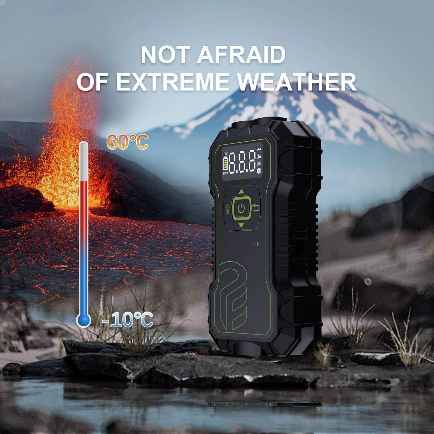 Car Jump Starter 10000mAh with Air Compressor