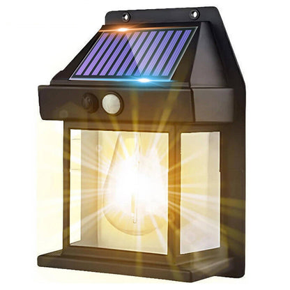 LED Solar Wall Lights Outdoor Garden Lamp