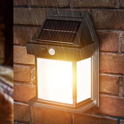 LED Solar Wall Lights Outdoor Garden Lamp