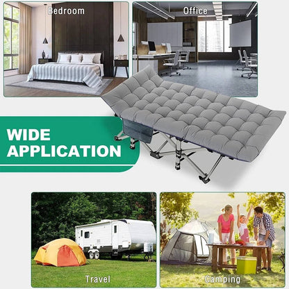Folding Sleeping Cot With Mattress