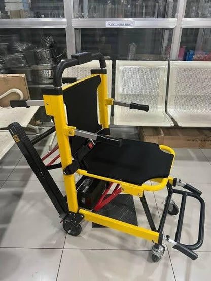 Motorized portable elderly stair climbing lift wheelchair