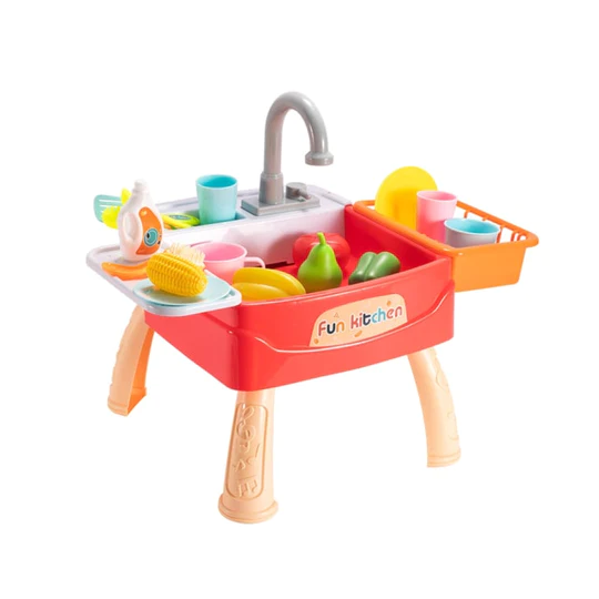 Kids Play Sink with Running Water – Indoor/Outdoor Standing Toy Kitchen Sink