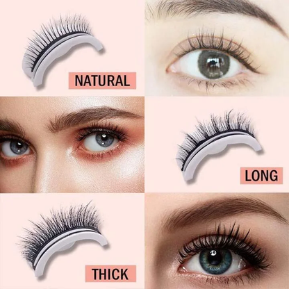 Reusable Self-Adhesive Eyelashes – No Glue, Premium Natural Look