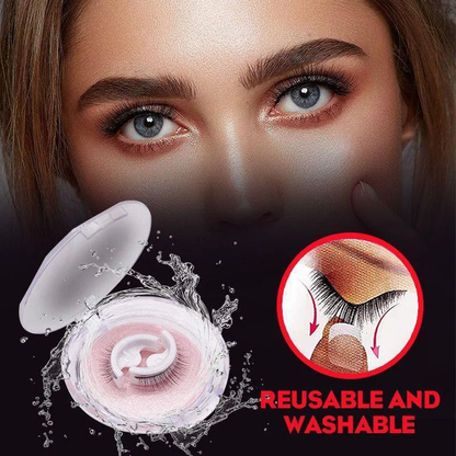 Reusable Self-Adhesive Eyelashes – No Glue, Premium Natural Look