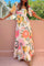 Iris - Flower Maxi Dress For Women