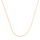 Rope Chain Necklace, 925 Silver, 18K Gold Plated