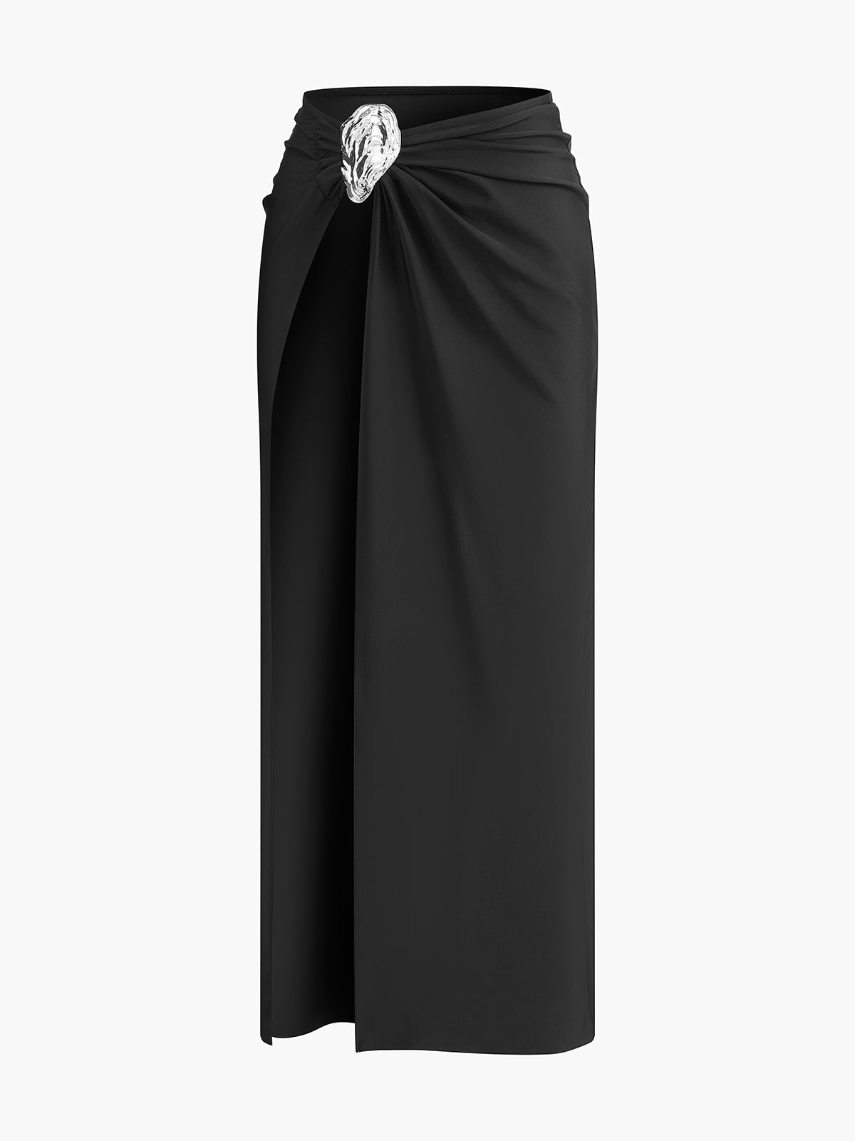 Metall Accent Vridd Sarong Skjørt