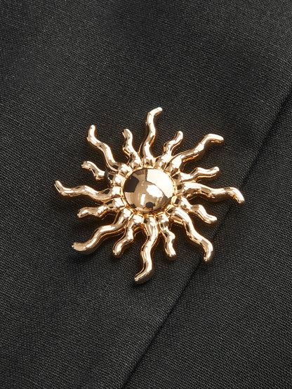 Metal Detail Split Vest