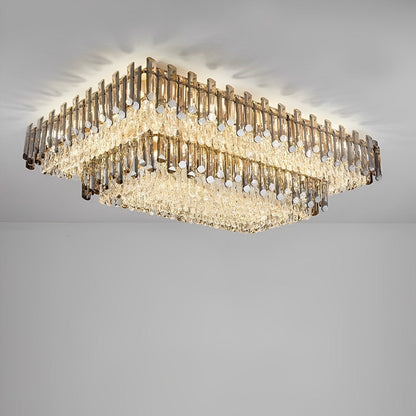 Modern Round Luxury Crystal Ceiling Lights